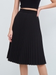 Женская длинная плиссированная юбка миди